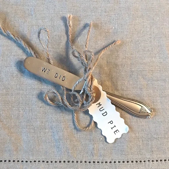 Mud Pie Mr. & Mrs. Wedding Hostess Tray Set - Picture 7 of 8